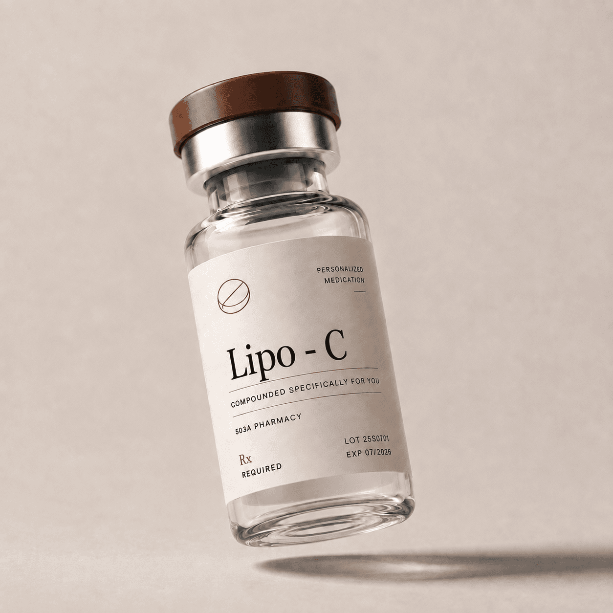Compounded Lipo C injection vial