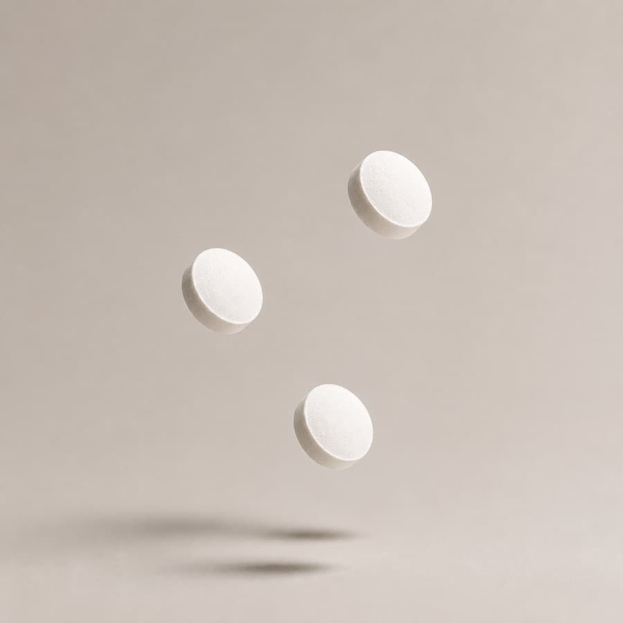 White prescription tablets representing Ramelteon