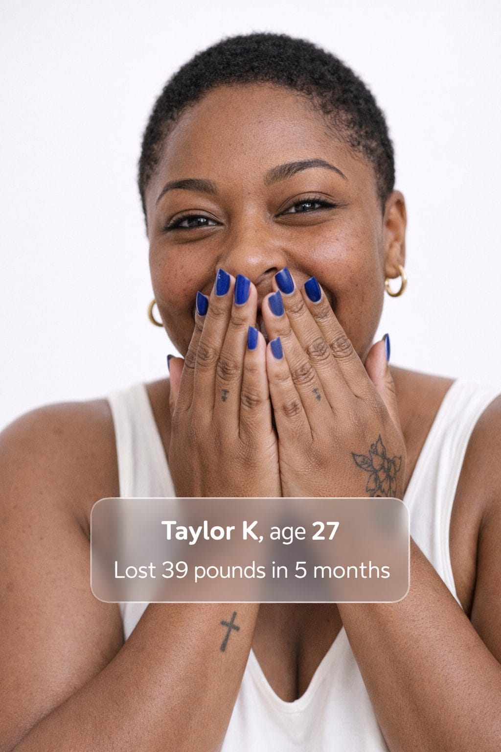 Taylor K, age 27 · lost 39 pounds in 5 months